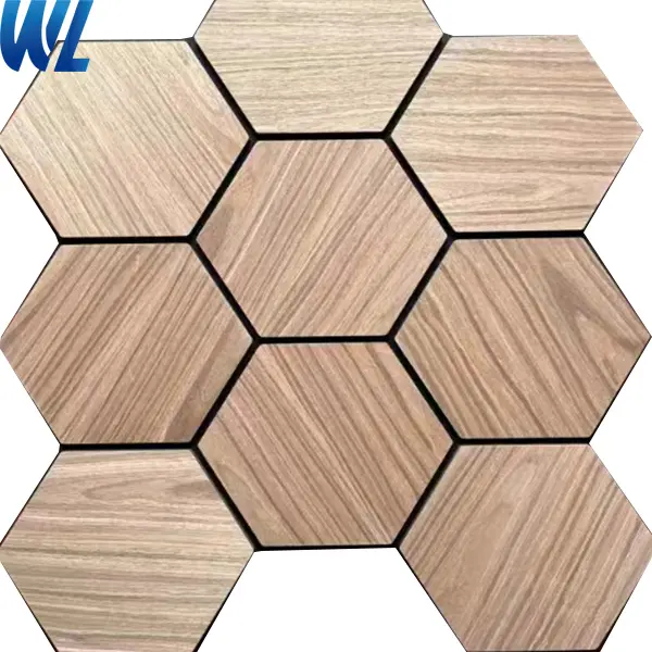 Factory Self-adhesive Sound Absorbing panel Hexagon Acoustic Panel